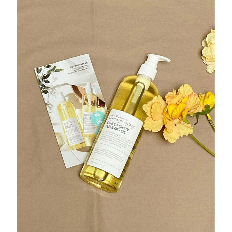 Dầu tẩy trang hoa cải graymelin thuần chay