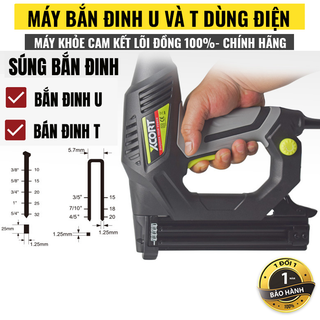 Súng bắn đinh U và đinh T - Súng bắn đinh điện XCORT lõi đồng