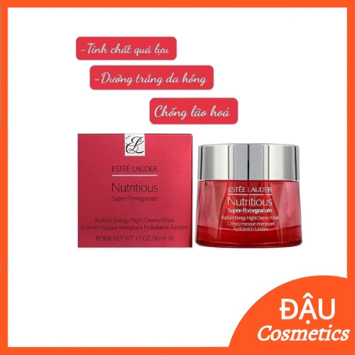 Kem dưỡng lựu đỏ ESTEE LAUDER giúp da sáng đều màu, thải độc cho da, dành cho da châu Á fullbox 50ml