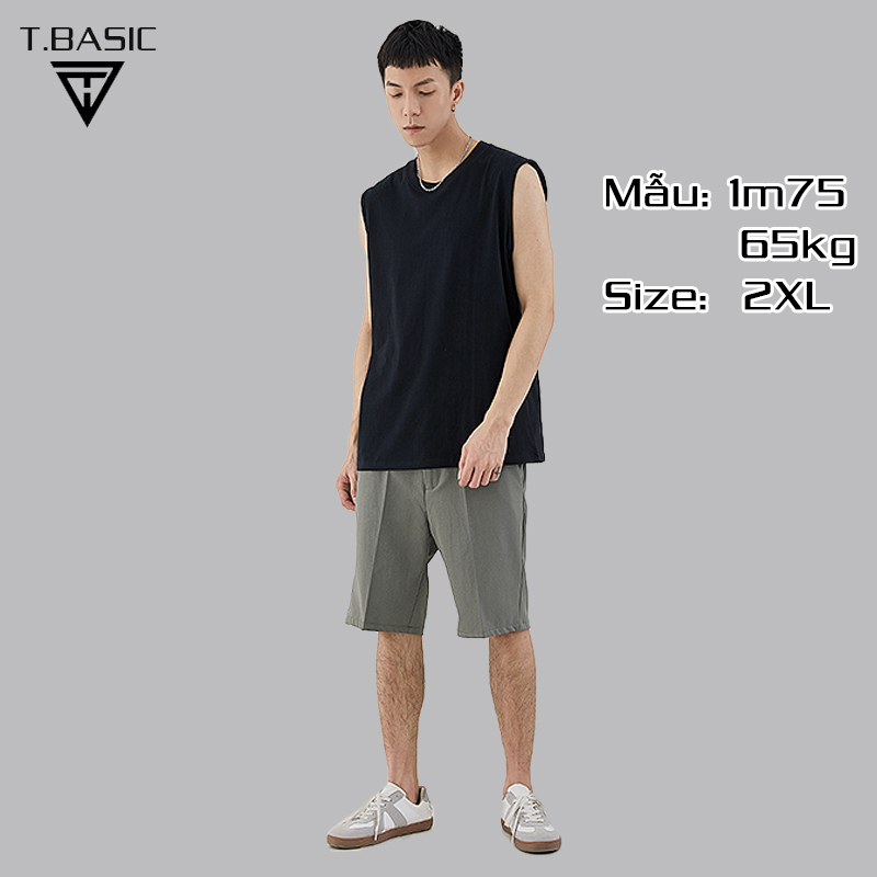 Áo ba lỗ -Áo tanktop nam nữ chất liệu cotton form rộng oversize unisex