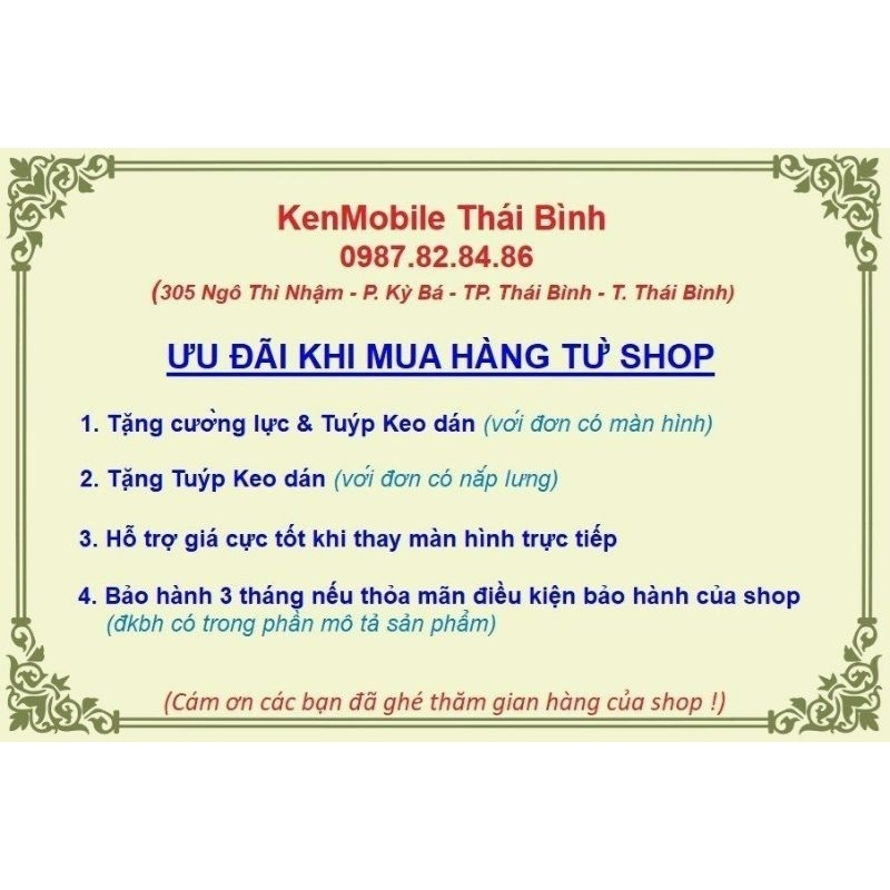 Màn Hình Nguyên Bộ Xiaomi Redmi Note 9 Pro 4G / Redmi Note 9S (nốt ruồi giữa)