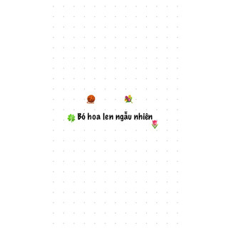 Bó hoa len ngẫu nhiên bằng len