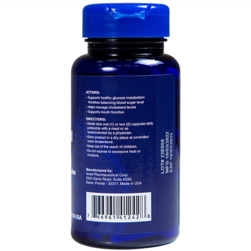 Viên uống Super Chromium 250mcg NatureCare giúp cân bằng đường huyết