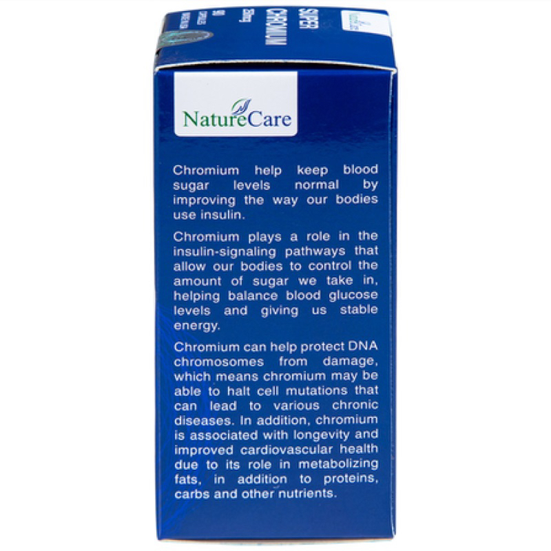 Viên uống Super Chromium 250mcg NatureCare giúp cân bằng đường huyết