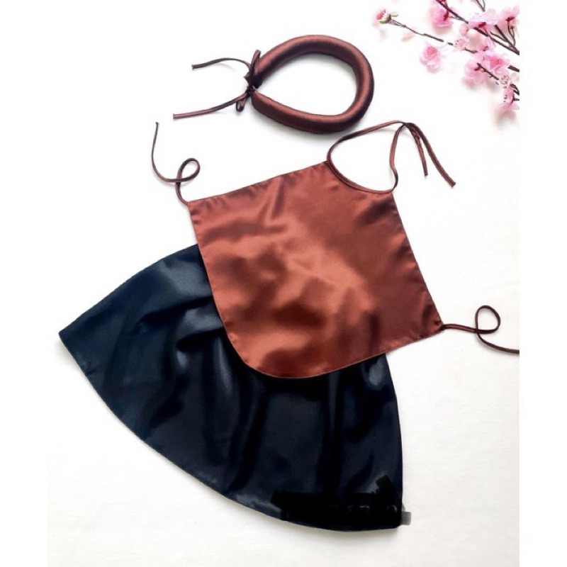 Yếm đào bé gái cả set vải loại 1