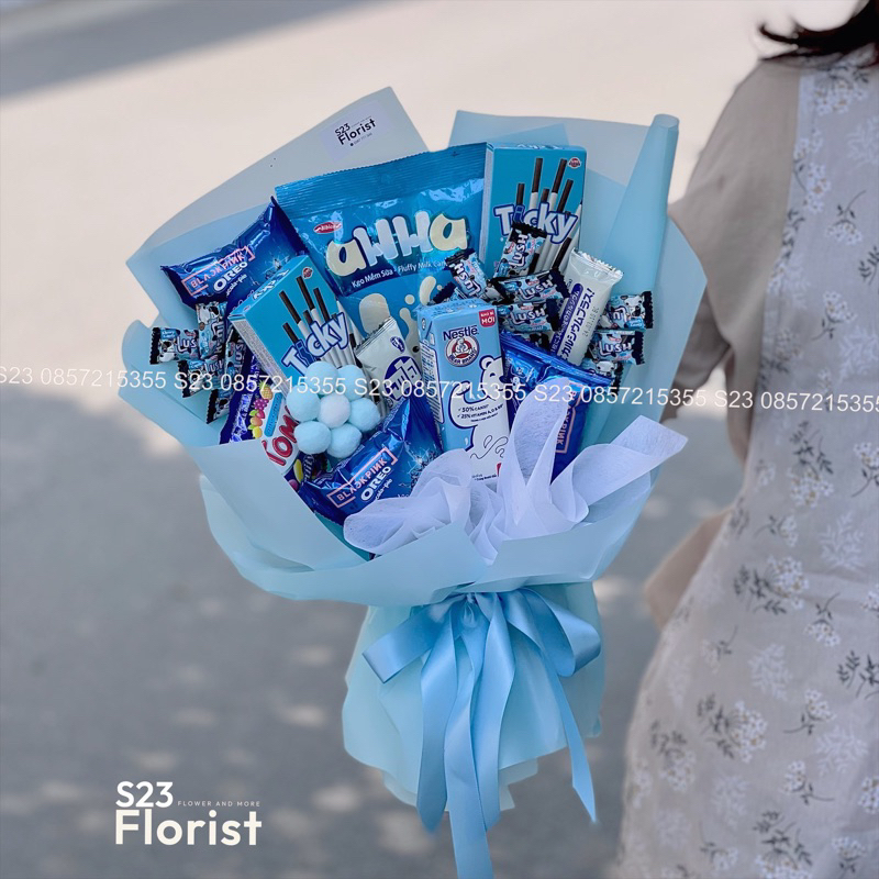 Bó hoa kẹo, Bó hoa kẹo cho bé