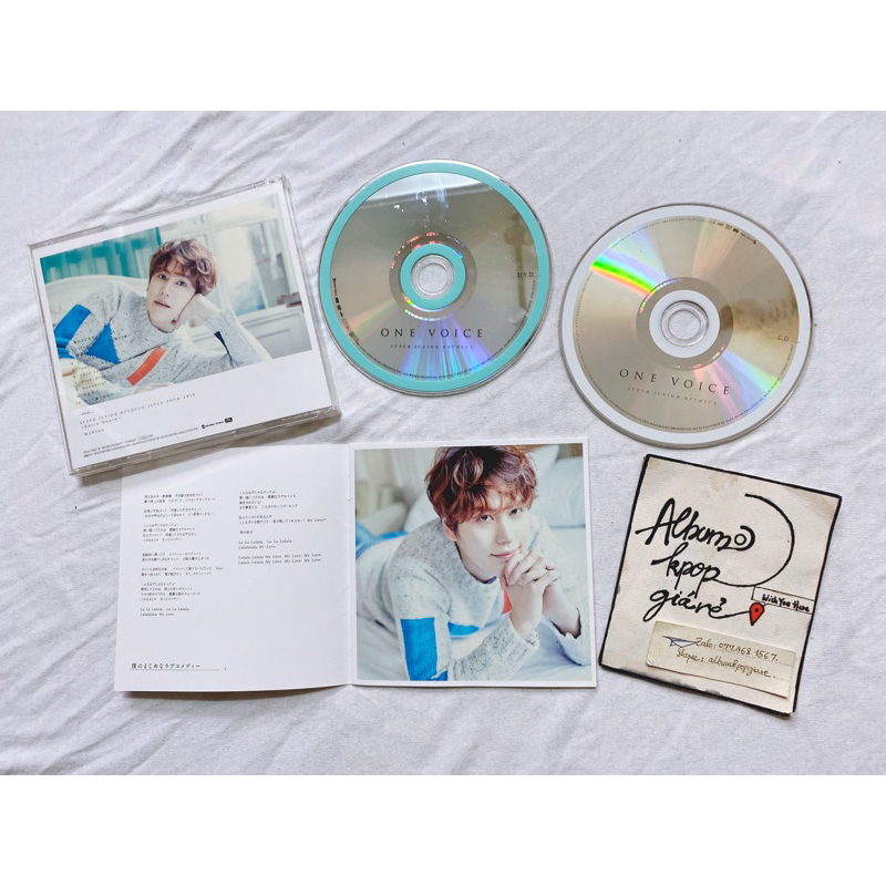 super junior kyuhyun mini album Nhật One voice đã khui seal, gồm CD DVD và mini booklet