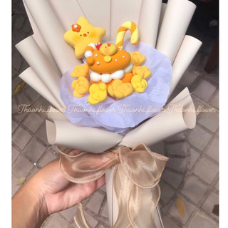 Bó hoa bánh kem ngôi sao handmade 🎂🍰