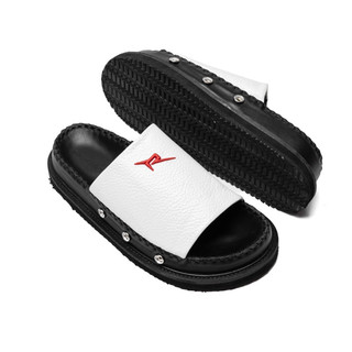 "R" FUR SLIDES (MẶT DÉP)(TRẮNG/ĐỎ/ĐEN )