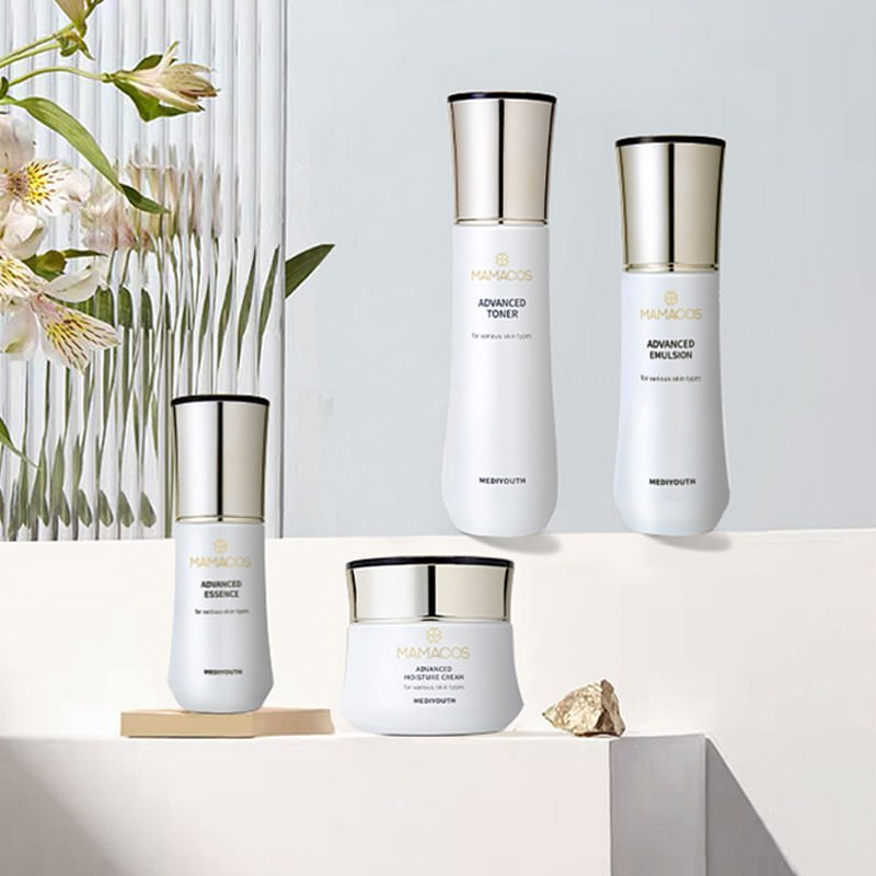 Bộ Chăm Sóc Da Advanced MAMACOS 4 Món: Toner & Tinh Chất Tế Bào & Tinh Chất Dưỡng & Kem Dưỡng Ngày Đêm | BigBuy360 - bigbuy360.vn