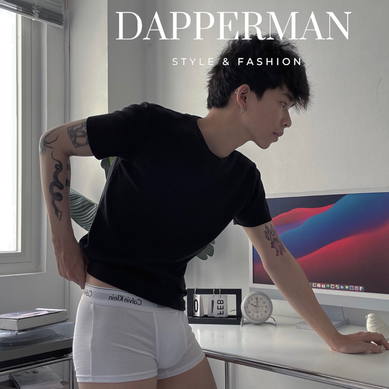 Quần sịp nam boxer cotton thiên niên cao cấp co dãn 4 chiều nhập khẩu DAPPERMAN