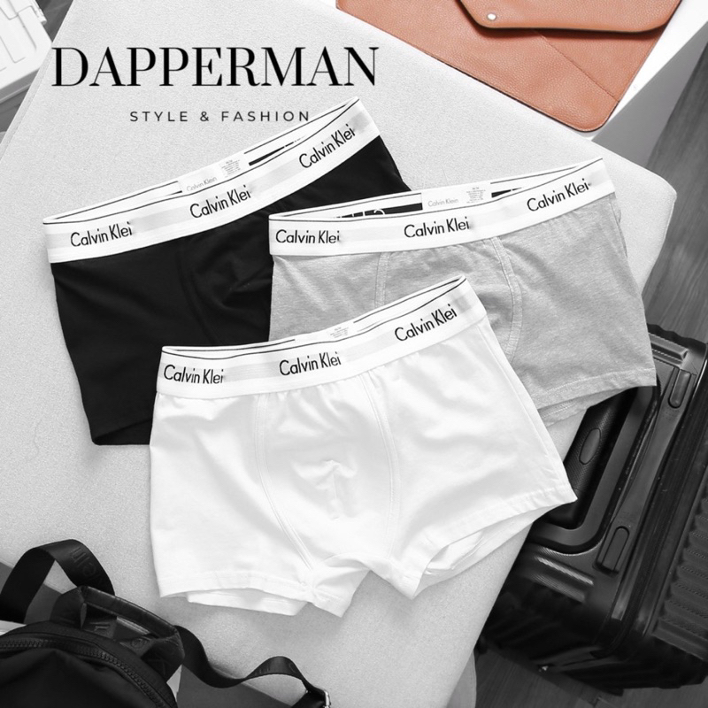 Quần sịp nam boxer cotton thiên niên cao cấp co dãn 4 chiều nhập khẩu DAPPERMAN