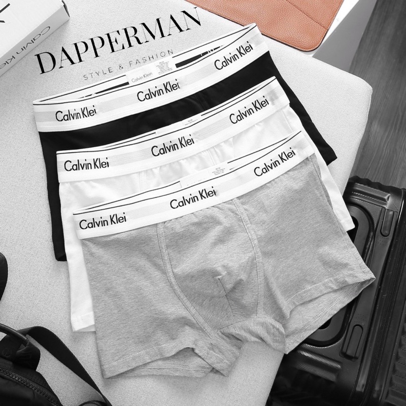 Quần sịp nam boxer cotton thiên niên cao cấp co dãn 4 chiều nhập khẩu DAPPERMAN