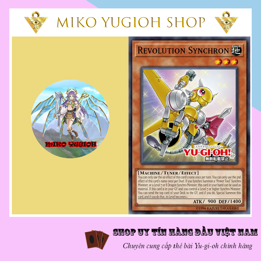 Thẻ Bài Yugioh Chính Hãng Tiếng Nhật Revolution Synchron DUNE