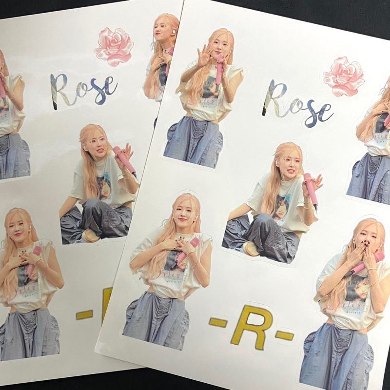 Sticker a5 BLACKPINK - Rosé  🌹