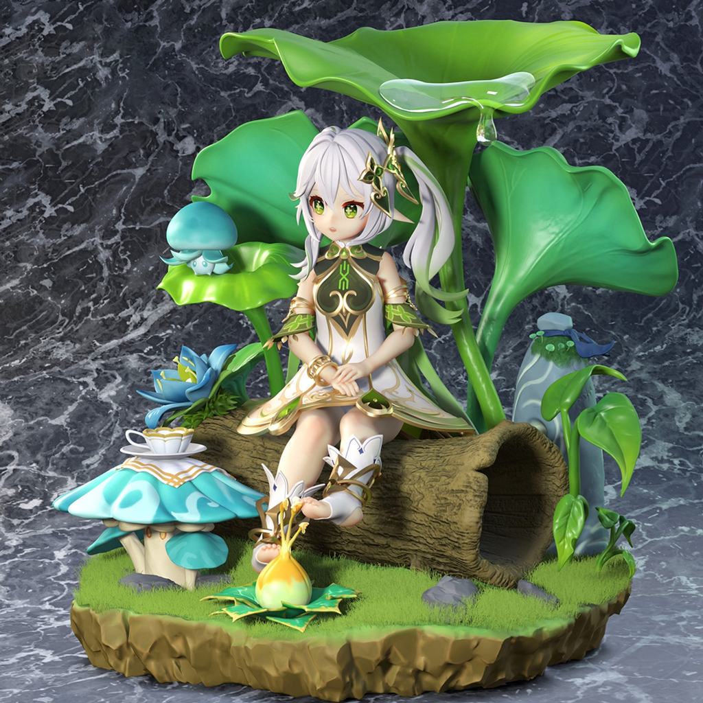Genshin Impact Mô Hình Nahida Zhongli Shenhe Ningguang Yelan  Keqing   Anime, Game Figure