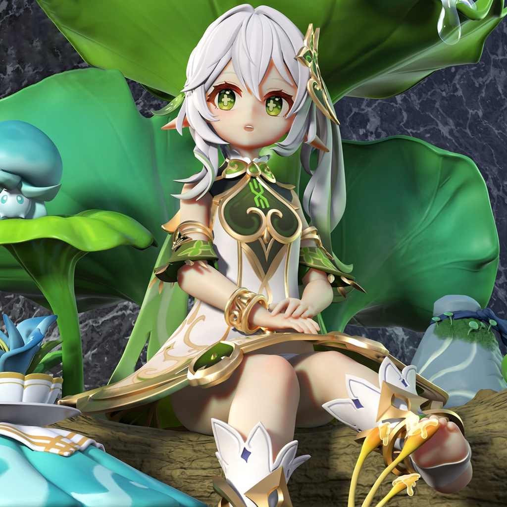 Genshin Impact Mô Hình Nahida Zhongli Shenhe Ningguang Yelan  Keqing   Anime, Game Figure