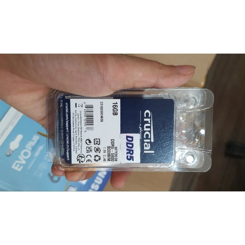 RAM Laptop DDR5 Crucial 16Gb 5600Mhz - Bảo hành 36 tháng