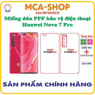 Miếng dán ppf bảo vệ điện thoại Huawei Nova 7 pro