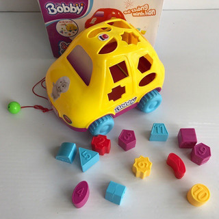 Đồ chơi Xe thả khối loai nhựa hang khuyến mãi bobby