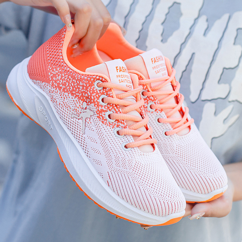 Giày nữ sneaker kiểu dáng thể thao phong cách Hàn Quốc kiểu dây buộc