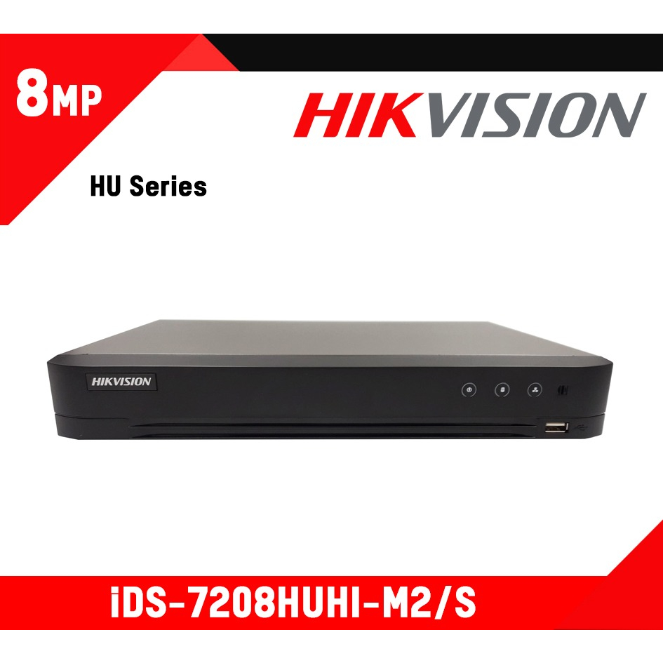 Đầu ghi hình Hybrid TVI-IP 8 kênh TURBO 4.0 HIKVISION IDS-7208HUHI-M2/S Hỗ trợ camera lên đến 8MP HD