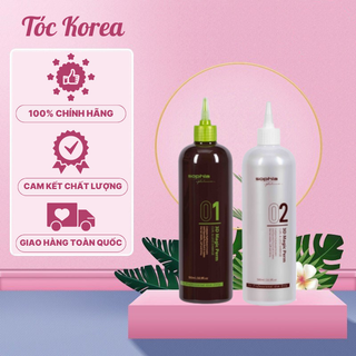 Thuốc uốn tóc 3d thần kỳ sophia tạo ra những nếp uốn linh hoạt tự nhiên,lọn tóc uốn bóng mềm 500ml