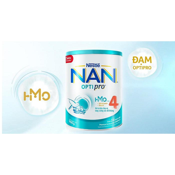 Sữa bột Nan Optipro Plus 4 850g/1.5kg