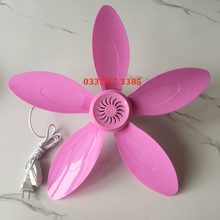 Quạt trong màn, quạt trần nhỏ 5 cánh, động cơ 15W