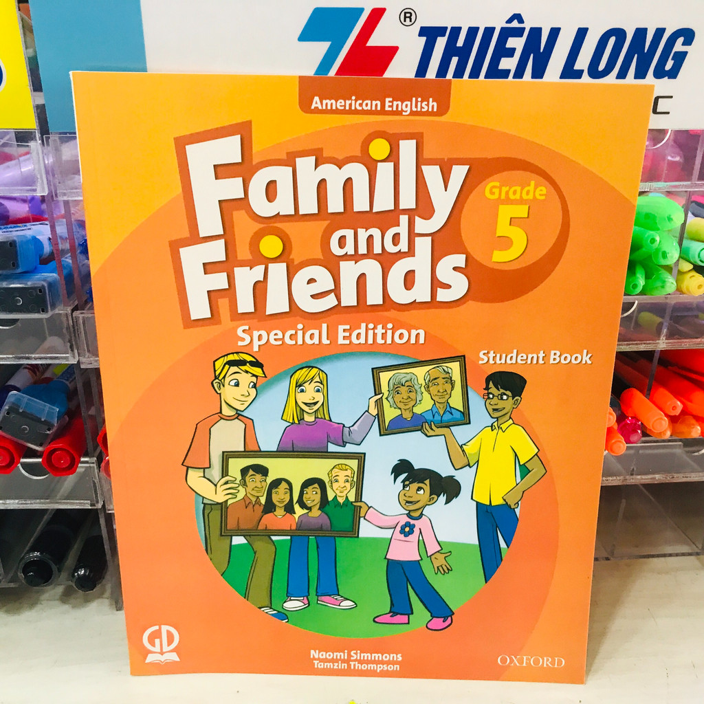 tiếng anh family and frends lớp 5 bài học+bài tập tặng kèm bìa bao