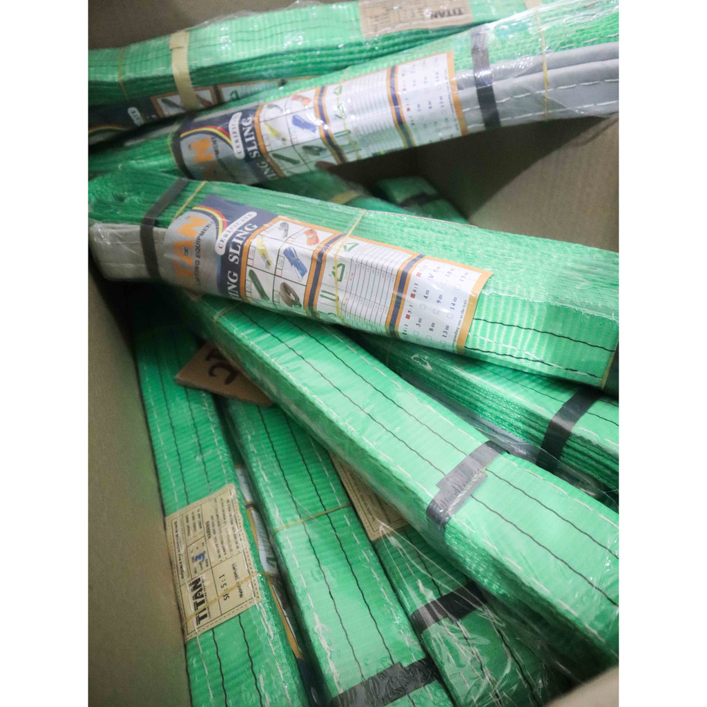 Dây cáp vải cẩu hàng, dây bẹ 2 tấn, dây cẩu 2 tấn - Bản rộng 50mm - Chiều dài 1-12m, Hàng chính hãng