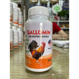 Gallomin usa cho gà đá lọ 100 viên