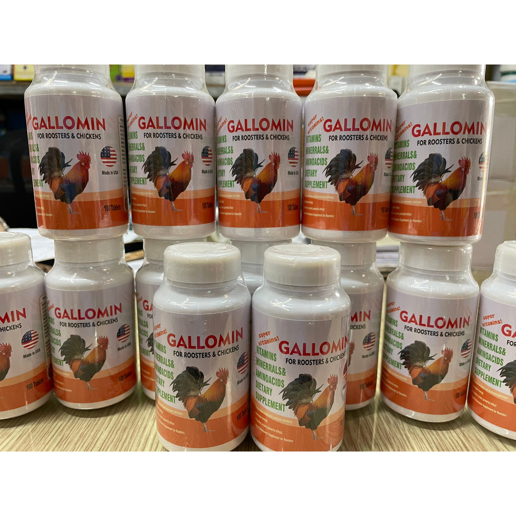 GALLOMIN USA cho gà đá lọ 100 viên