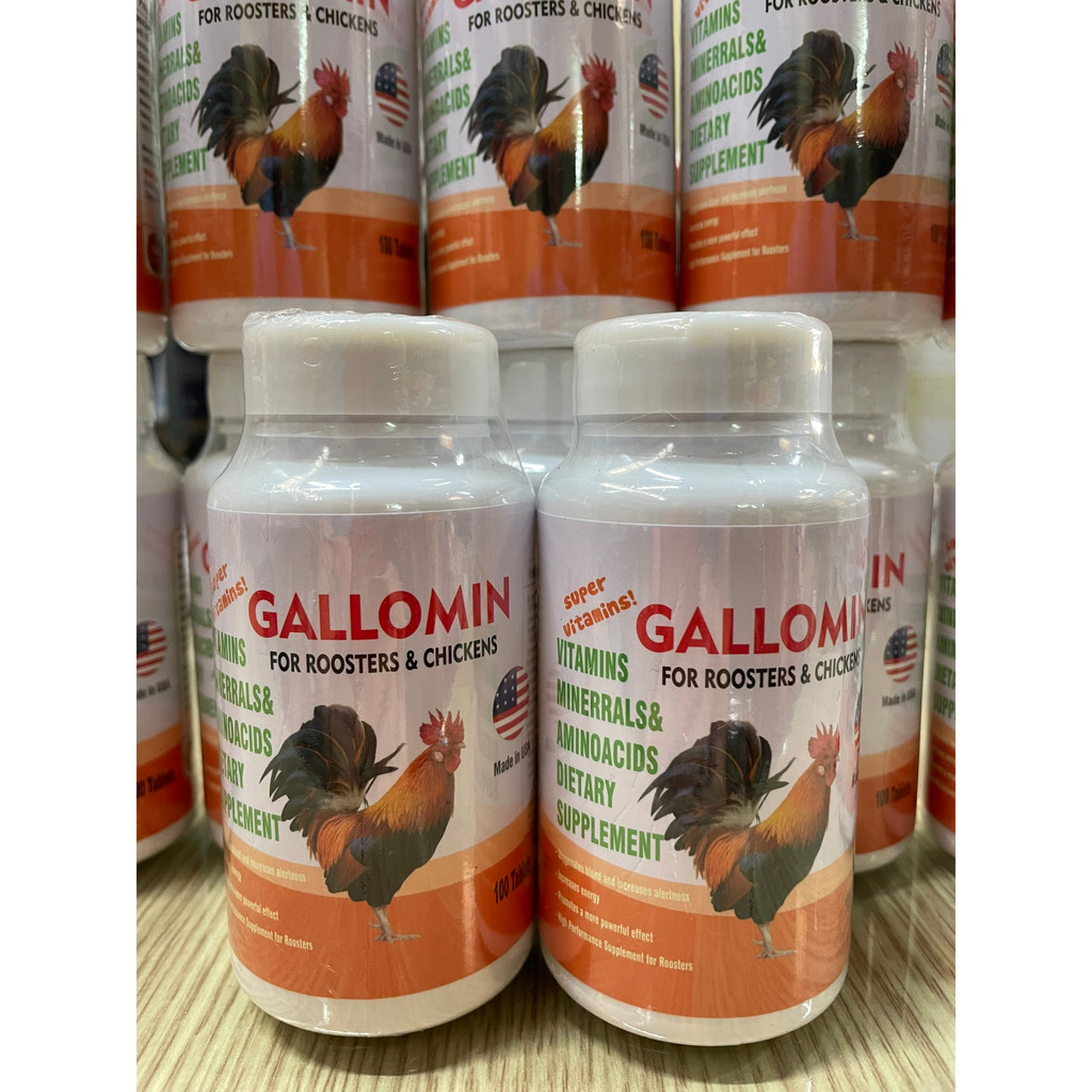 GALLOMIN USA cho gà đá lọ 100 viên