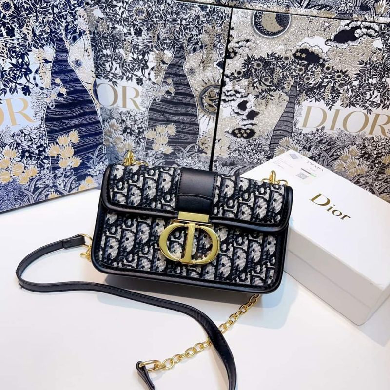 TÚI DIOR MONTAIGNE CD ĐEO CHÉO FULL BOX SZ 22