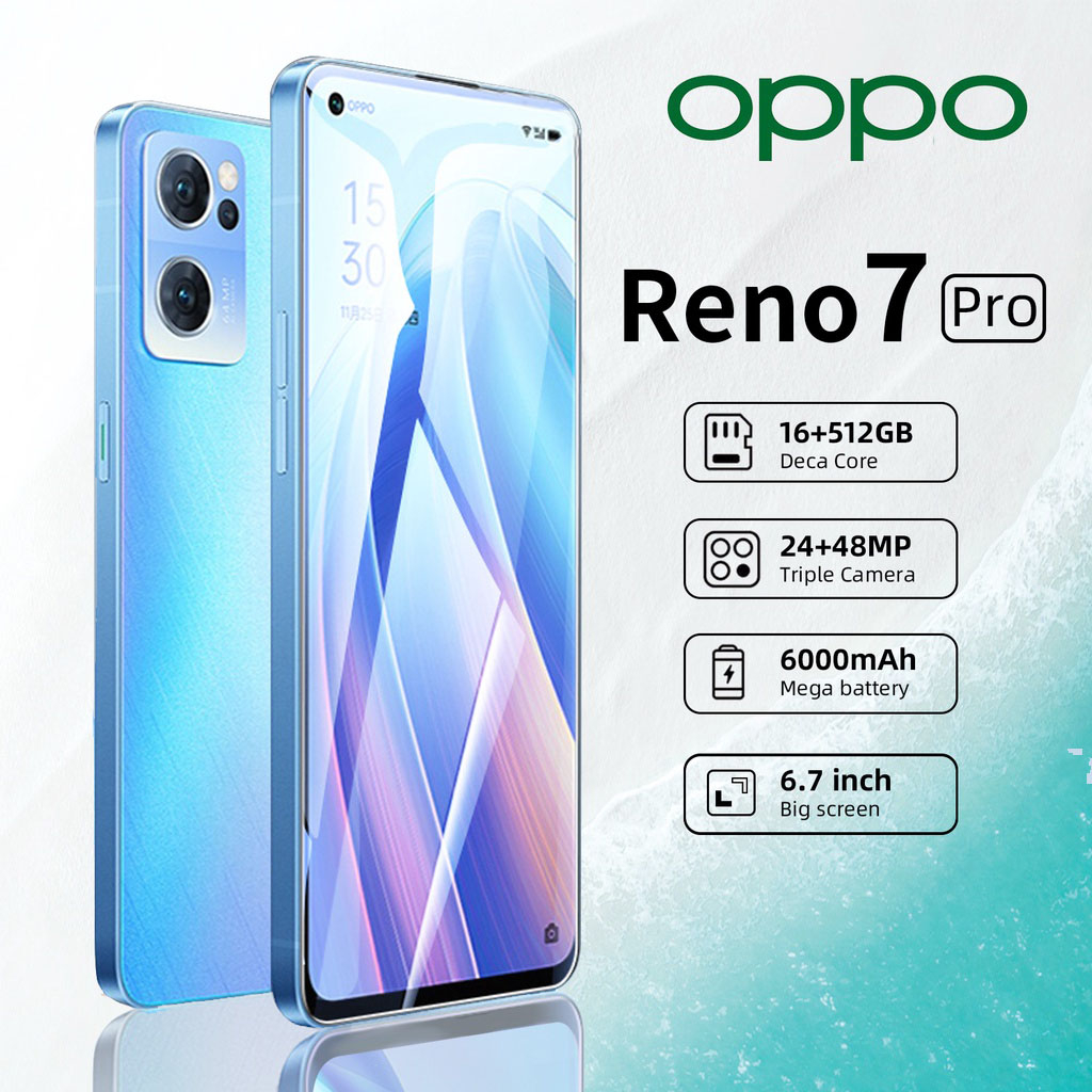 Điện thoại di động Reno7 Pro 12+512GB 5G mới nguyên bản bán chơi Android game thẻ kép COD