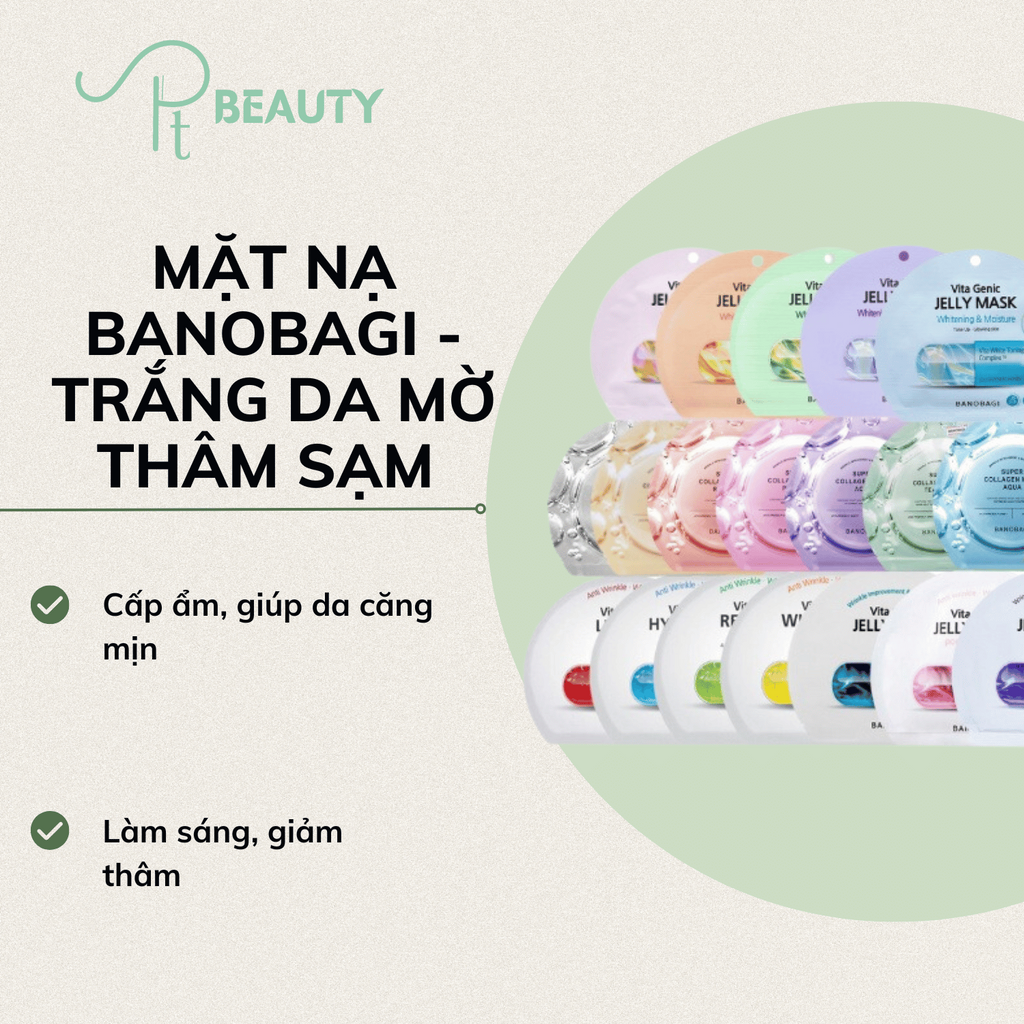 Mặt Nạ Dưỡng Da Banobagi Hàn Quốc - Lẻ (1 miếng)