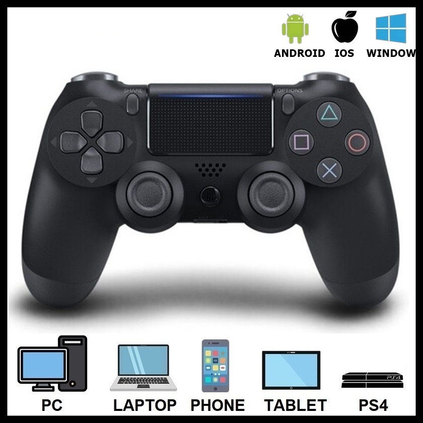 Tay cầm chơi game Không dây Bluetooth cho PC Laptop Smartphone Tablet Android Ios