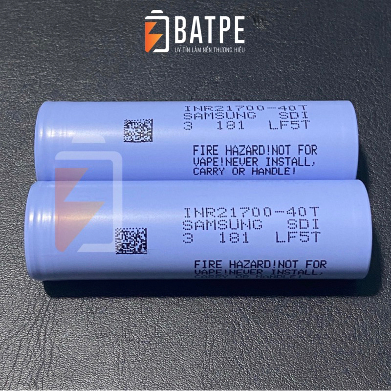 Pin sạc xả cao Samsung 21700-40T 4000mAh 45A mới 100%