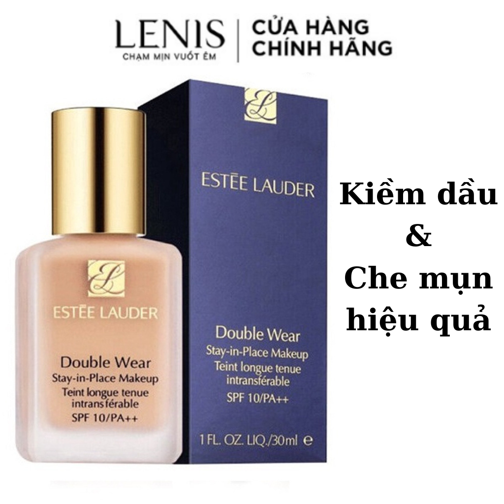 Kem Nền ESTEE LAUDER Double Wear Stay-in-Place Makeup SPF 10/PA++ Foundation Kiềm Dầu Và Che Mụn Hiệu Quả - LENIS