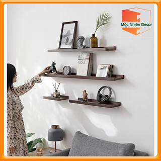 Combo 3 kệ gỗ treo tường kệ gỗ thông nhập khẩu trang trí nội thất phòng khách mn-79