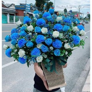 Đầu bông  hoa lụa cúc xù
