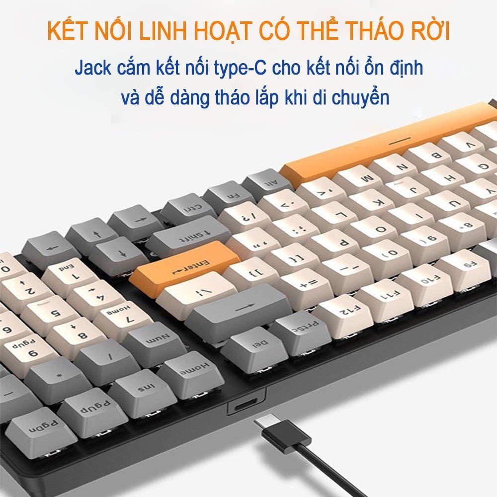 [Bàn Phím Cơ ZIYOU K3] Kết nối có dây - 3 màu - 10 chế độ nháy đèn | BigBuy360 - bigbuy360.vn