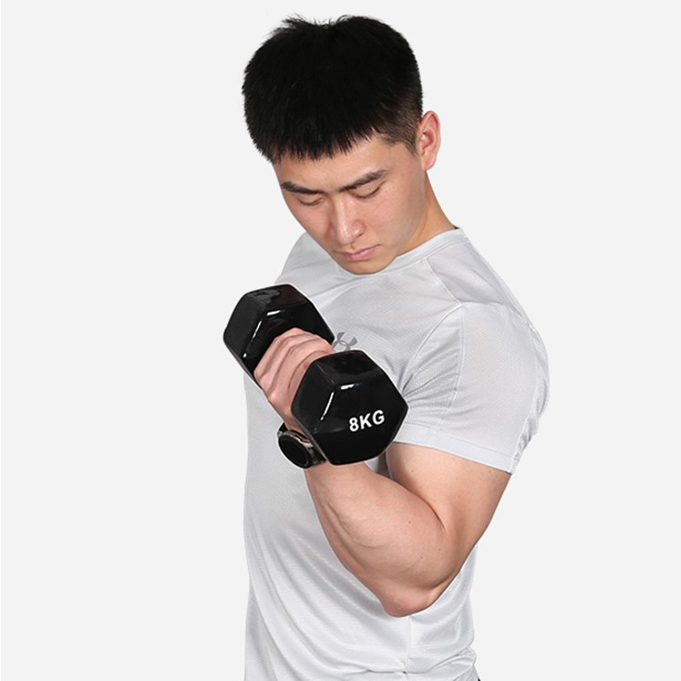 Tạ tay lõi sắt bọc cao su đa năng 1kg 2kg 3kg 4kg 5kg nam nữ chống trơn xước vỡ sàn giúp tập tay, gym thể thao tại nhà