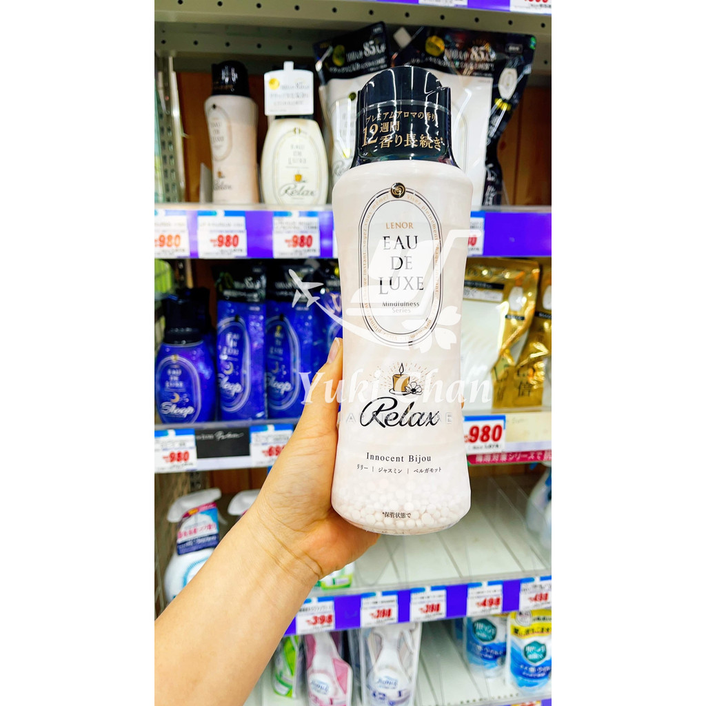 Viên xả vải khô cao cấp Lenor Eau De Luxe Nhật Bản