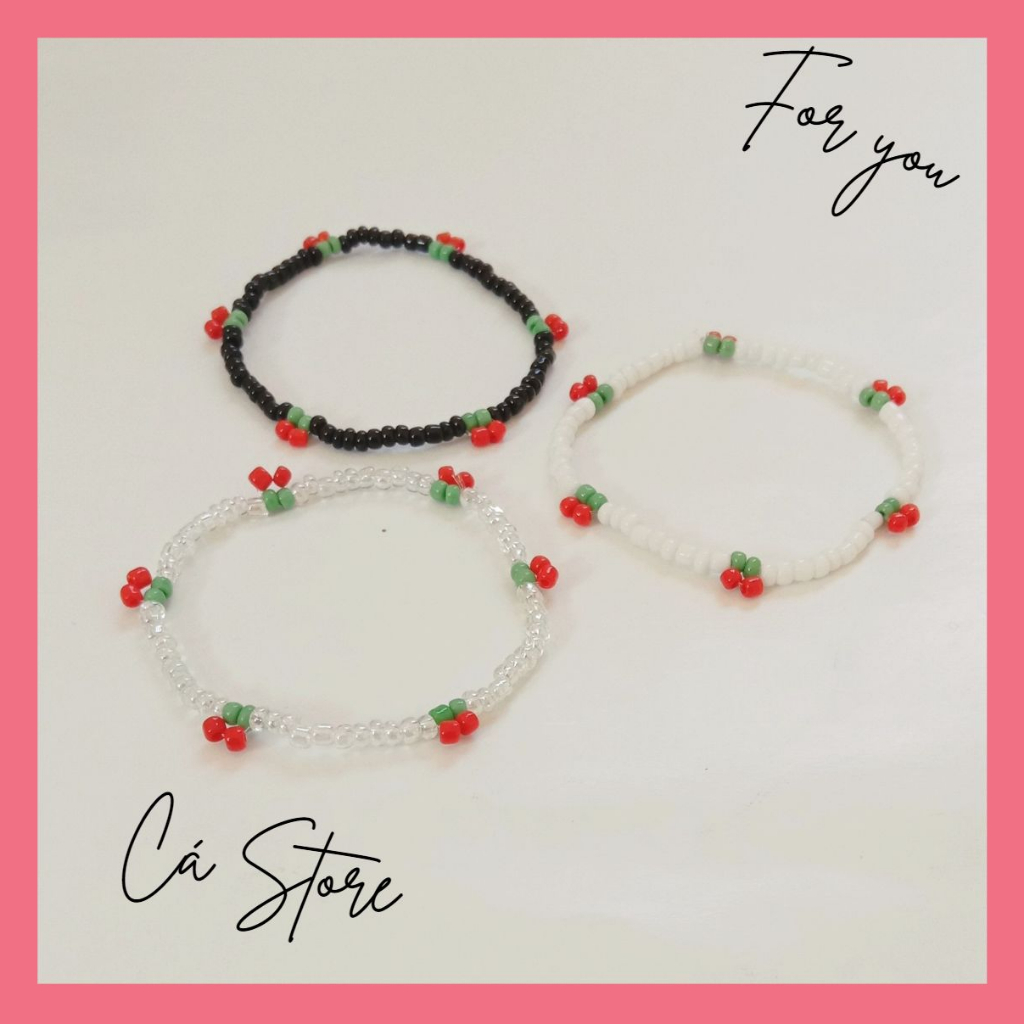 Vòng tay cherry beads siêu xinh