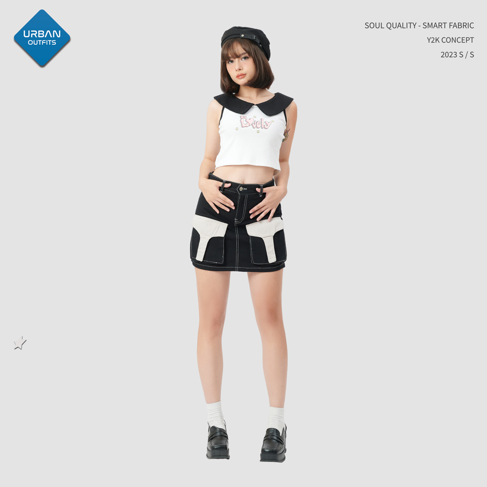 Áo Thun 3 Lỗ Croptop CRT003 Urban Outfits / Esmée