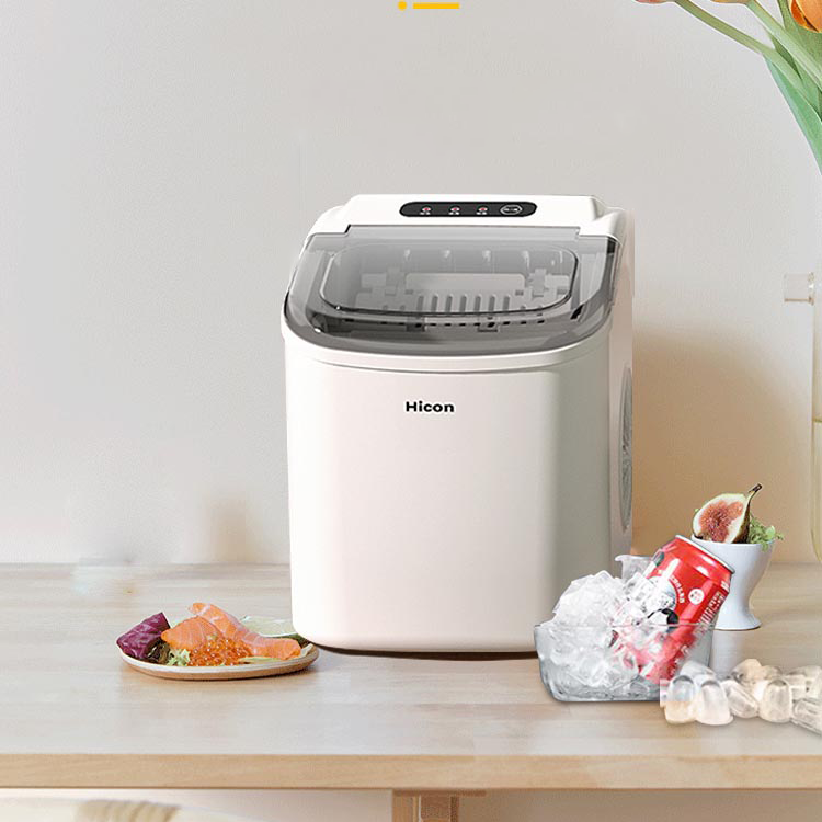 Máy Làm Đá Viên Hicon Tủ Đá Giữ Nhiệt Mini Gia Đình Tạo Đá Siêu Tốc Trong 6 đến 8 phút- Máy Làm Đá Gia Đình Tiện Dụng