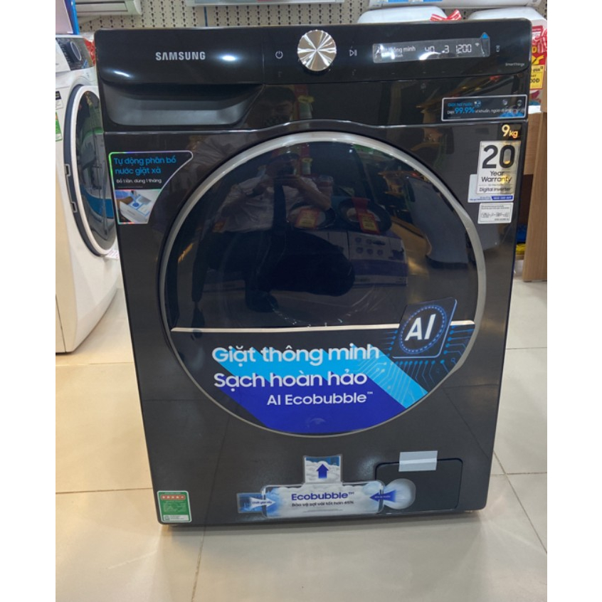Máy giặt Samsung AI Inverter 9kg WW90TP44DSB/SV