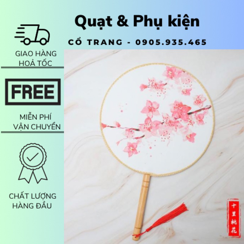 Quạt cổ trang hậu cung như ý trung quốc giá rẻ Đà Nẵng